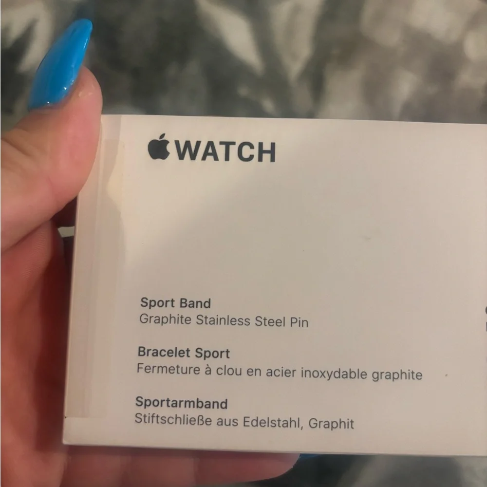 Apple Black Wristband